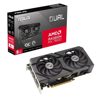 ASUS Radeon RX 7600 Dual EVO OC 8GB GDDR6