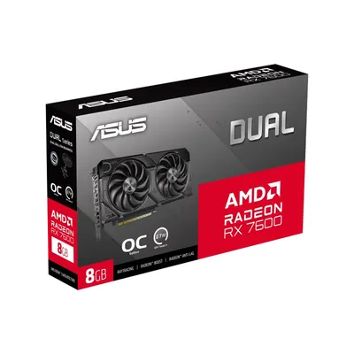 ASUS Radeon RX 7600 Dual EVO OC 8GB GDDR6