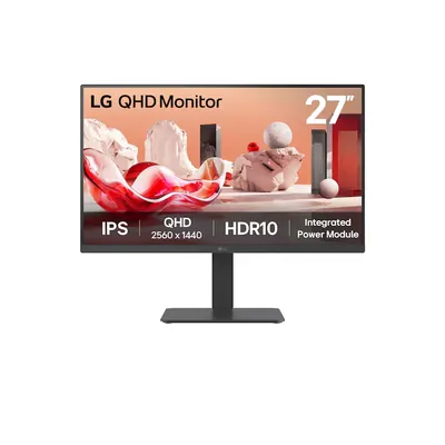 LG 27" QHD (2560x1440) IPS, HDR10, 99% sRGB, 75Hz Monitor