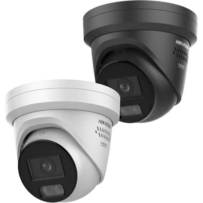 HIKVISION 8MP 4MM 4K Smart Hybrid Light ColorVu 3.0 Turret Camera With Strobe / Speaker