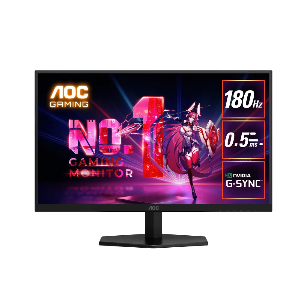AOC Q27G40E 27" Fast IPS 2K 180Hz 0.5ms Gaming Monitor 