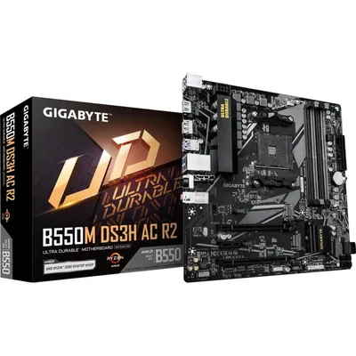 Gigabyte B550M DS3H AC R2 WiFi AM4 mATX Motherboard