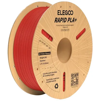Elegoo Rapid PLA+ Filament 1kg 1.75mm - Red