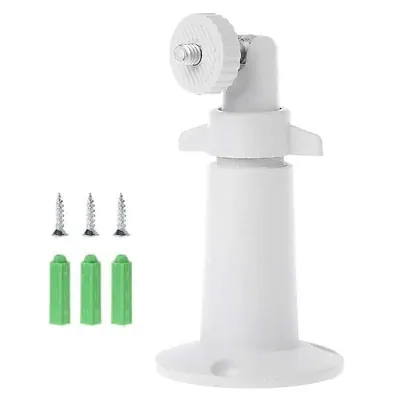 Alluminium Camera Wall Mount Bracket (124mm) with Hardware - White