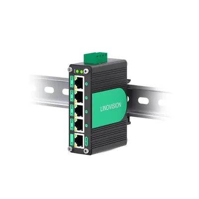 Linovision Industrial 5 Port Gigabit Solar Switch