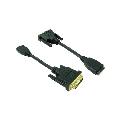 RS PRO DVI-D Male Dual Link to HDMI Female Cable - 0.15M