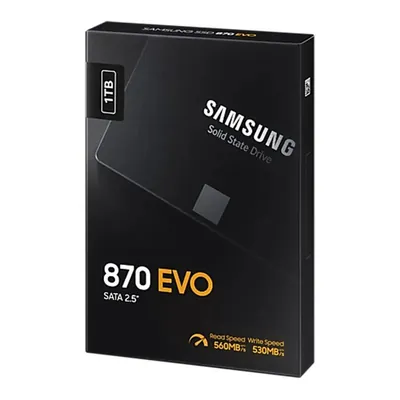 Samsung 870 EVO SATA III 2.5" SSD - 1TB