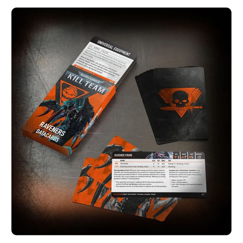 Warhammer Kill Team Datacards: Raveners