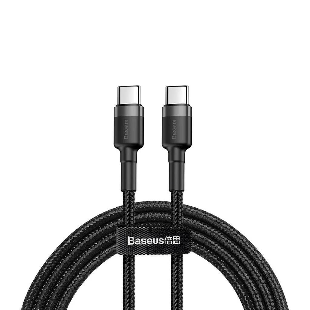 Baseus Cafule Type-C to Type-C Cable 1m Black/Grey