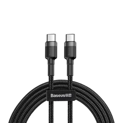 Baseus Cafule Type-C to Type-C Cable 1m Black/Grey